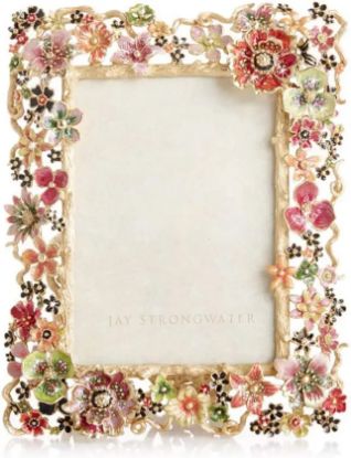 Picture of Jay Strongwater Ophelia Night Bloom Frame - Jewel