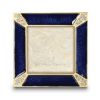 Picture of Jay Strongwater Leland Pavé Corner Square Frame - Delft Blue