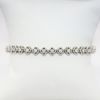 Picture of 14k White Gold & Diamond Quatrefoil Shaped Link Tennis Bracelet