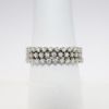 Picture of 14k White Gold & Round Brilliant Cut Diamonds Flexible Coil Ring