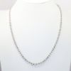 Picture of 14k White Gold & Round Brilliant Diamond Riviera Necklace