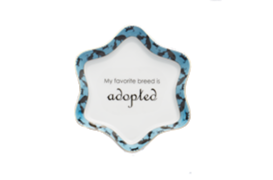 Picture of Mottahedeh 'My Favorite Breed Is Adopted' Cat Tray