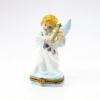 Picture of Limoges Porcelain Angel with Lyre Trinket Box by Parry Vieille