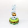 Picture of  Retired White Rabbit With Bag Of Carrots Limoges Trinket Box