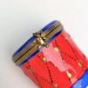 Picture of Rare Retired Snare Drum With Teddy Bear Clasp Limoges Trinket Box