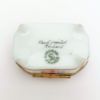 Picture of Rochard Traditional Footed Limoges Trinket Box With Burgundy, Gold & Floral Motif