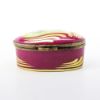 Picture of  Retired Limited Edition Oval Shaped Trinket Box With Wild Rose Motif By La Gloriette