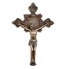 Picture of Saint Benedict Cold Cast Bronze Wall Hanging Crucifix with Optional Stand