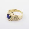 Picture of 18k Yellow Gold Sapphire & Diamond Ring 