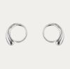 Picture of Georg Jensen 'Mercy' Sterling Silver Swirl Earrings