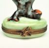 Picture of  Rare Limoges Porcelain Bird On Branch Trinket Box by Chamart