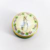 Picture of Rare Halcyon Days Beatrix Potter's Peter Rabbit Pill Box with Green Base in Original Box