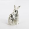 Picture of Christofle 'Lumiere d'Argent Collection' Lapin Guetteur (Watchful Rabbit) Figurine with Original Packaging