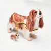Picture of Kingspoint Designs Cavalier King Charles Spaniel Trinket Box with Matching Necklace