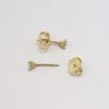 Picture of 14k Yellow Gold & .33CTW Diamond Solitaire Stud Earrings 