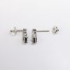 Picture of 14k White Gold & .33CTW Diamond Mini Drop Earrings 