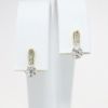 Picture of 14k Yellow Gold & .33CTW Diamond Mini Drop Earrings 