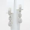 Picture of 18k Two-Tone Gold & Diamond Drop Earrings 