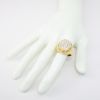 Picture of 14k Yellow Gold & Diamond Cluster Men's Ring 