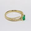 Picture of 14k Yellow Gold & Emerald Solitaire Ring 
