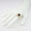 Picture of Freeform 14k Yellow Gold & Cultured Pearl Ring with Diamond Accent 