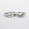 Picture of Platinum 1.02CT Oval Diamond Bridal Set 