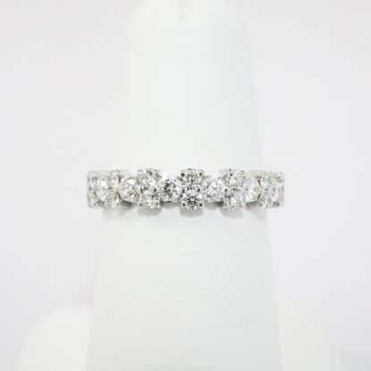 Picture of 14k White Gold & Diamond Wedding Band 