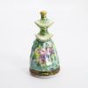 Picture of Rare Limited Edition Limoges Porcelain Dress Form Trinket Box with Garden Floral Motif