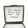 Picture of Rare Retired Chanille Limoges Porcelain Pipe on a Book Trinket Box with Original Box
