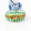 Picture of Limoges Porcelain Rabbit with an Itch Trinket Box