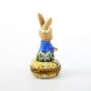 Picture of Limoges Porcelain Railroad Bunny Trinket Box