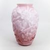 Picture of Vintage Fenton Pink Cased Glass Dogwood Flower Vase