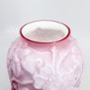 Picture of Vintage Fenton Pink Cased Glass Dogwood Flower Vase