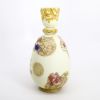 Picture of Antique Mt. Washington Crown Milano Vase with Pansy Flower Motif