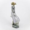 Picture of Lladro Porcelain 'Sea Breeze' Wind Blown Girl Figurine #4922