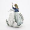 Picture of Lladro Porcelain 'The Swan and the Princess' Figurine #5705 with Original Box