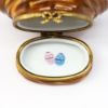 Picture of Limoges Porcelain Easter Bunny & Eggs in Basket Trinket Box by Elda Creations