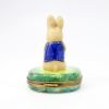 Picture of Limoges Porcelain Easter Bunny with Carrot Trinket Box by Chamart