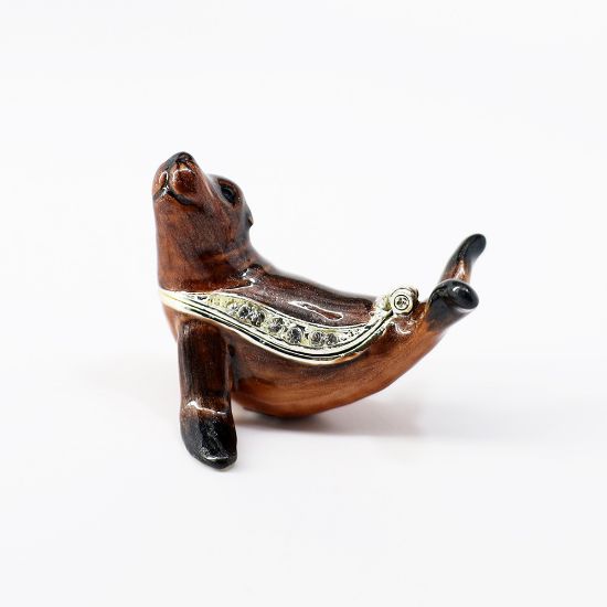 Picture of Kingspoint Designs Adorable Baby Seal Pup Mini Trinket Box