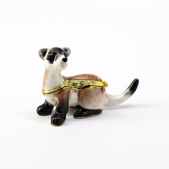 Picture of Kingspoint Designs Pet Ferret Mini Trinket Box