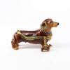 Picture of Kingspoint Designs Dandy the Dachshund Trinket Box with Matching Necklace