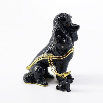 Picture of Kingspoint Designs Shadow the Poodle Trinket Box with Matching Necklace