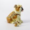 Picture of Kingspoint Designs Bliss the English Bulldog Trinket Box with Matching Necklace