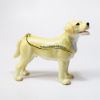 Picture of Kingspoint Designs Butterscotch the Yellow Lab Trinket Box with Matching Necklace