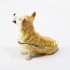 Picture of Kingspoint Designs Royal the Corgi Trinket Box with Matching Necklace