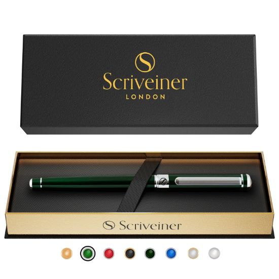 Picture of Scriveiner London Classic British Racing Green Rollerball Pen