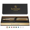 Picture of Scriveiner London Classic Gold Fountain Pen - Medium Nib