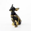 Picture of Kingspoint Designs Midnight the Shorthair Chihuahua Trinket Box with Matching Necklace