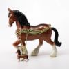 Picture of Kingspoint Designs Hazelnut the Clydesdale Trinket Box with Matching Necklace
