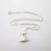 Picture of Kingspoint Designs Snowy the White Bunny Rabbit Trinket Box with Matching Necklace